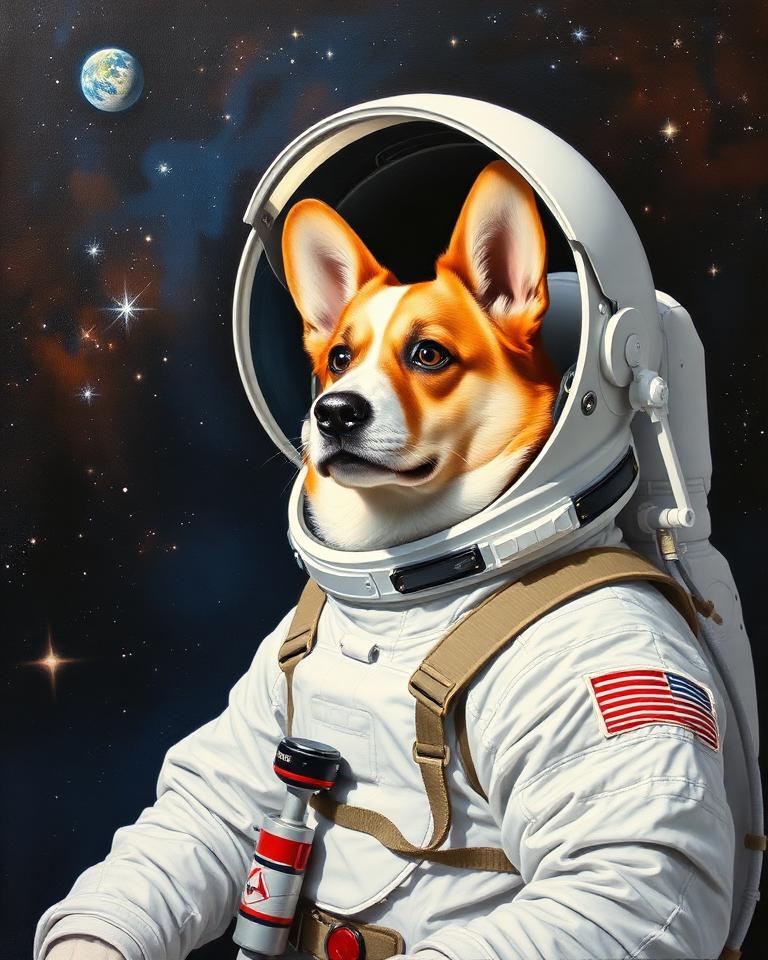 Exemplo do estilo Astronauta